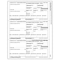ComplyRight™ W-2 Tax Forms, 3-Up (W-Style), Employer’s Copies 1/D, 1/D, 1/D, Laser, 8-1/2" x 11", Pack Of 50 Forms