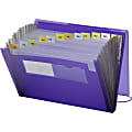 Smead® Ultra Color Expanding Transport File, Letter Size, 7/8" Expansion, Purple