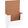 Partners Brand Multi-Depth Bookfold Mailers, 11 1/8" x 8 5/8" x 4", White, Pack Of 50