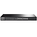 TP-LINK TL-SG3216 16-port Pure-Gigabit L2 Managed Switch, 16 10/100/1000Mbps ports , 2 combo SFP slots 1 thumbnail image