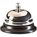 Sparco Nickel-Plated Chromed Steel Call Bell, Silver/Black 1 thumbnail image