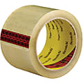 3M™ 3743 Carton Sealing Tape, 3" Core, 3" x 55 Yd., Clear, Case Of 6