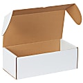 Partners Brand Brand White Outside Tuck Mailers, 14 1/2" x 7 1/4" x 5", Pack Of 25