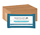 ReadyFlush Flushable Wipes, Unscented, 8" x 7", White, 40 Wipes Per Pack, Case Of 24 Packs