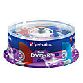Verbatim® Life Series DVD+R Spindle, Vibrant Color, Pack Of 25 1 thumbnail image