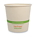 World Centric® No Tree™ Paper Bowls, 24 Oz, 4-1/2"H x 4-7/16" Diameter, Natural, Carton Of 500 Bowls