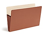 Smead® Expanding File Pockets, 5 1/4" Expansion, 9 1/2" x 14 3/4", 30% Recycled, Redrope, Pack Of 10
