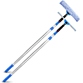 Gritt Commercial Pro Window Washing Kit with with 14" Squeegee, 14" Washer and 6' Telescopic Pole