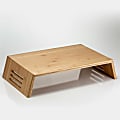 Officemate Bamboo Monitor Stand, 2-11/16”H x 17-9/16”W x 12-1/2”D, Natural 1 thumbnail image