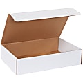 Partners  Brand White Literature Mailers, 17 1/8" x 11 1/8" x 4", Pack Of 50