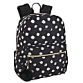 Jessica Simpson Daisy Pom-Pom Travel Backpack With 15” Laptop Pocket, Black 1 thumbnail image