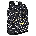 Jessica Simpson Daisy Drawstring Travel Backpack With 15” Laptop Pocket, Black