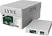 Domtar Lynx Digital Multi-Use Printer & Copier Paper, Letter Size (8 1/2" x 11"), 4000 Sheets Total,  96 (U.S.) Brightness, 80 Lb, White, 250 Sheets Per Ream, Case Of 8 Reams