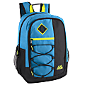 Summit Ridge Bungee Backpack With 17" Laptop Pocket, Blue