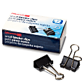 OIC® Binder Clips, Small, 3/4", Black, Box Of 12