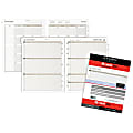 AT-A-GLANCE 2025 Executive Weekly/Monthly Planner Refill For 70-545 Binder - 6.5" X 8.75", Medium