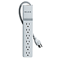 Belkin® Home/Office Series Surge Protector, 6 Outlets, 6' Cord, 720 Joules, White 1 thumbnail image