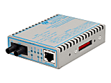 Omnitron FlexPoint GX/T - Fiber media converter - GigE - 10Base-T, 100Base-TX, 1000Base-T, 1000Base-X - RJ-45 / ST single-mode - up to 7.5 miles - 1310 nm