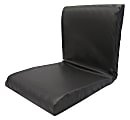 Medline Therapeutic Foam Seat And Back Cushion, 20" x 18", Black 1 thumbnail image