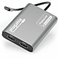 Plugable - Adapter - 24 pin USB-C male to HDMI female - 4K60Hz (3840 x 2160) support