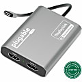 Plugable USB C to HDMI Adapter, Dual Monitor 4K 60Hz  - USBC6950M 1 thumbnail image