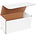 Partners Brand White Corrugated Mailers, 12" x 6" x 6",, Pack Of 50