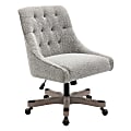 Office Star Tindal Fabric High-Back Office Chair, Salt & Pepper