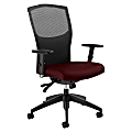 Global® Alero Mid-Back Tilter Chair, Red Rose/Black