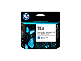 HP 744 Original Inkjet Printhead - Photo Black, Cyan - 1 Pack - Inkjet - 1 Pack 1 thumbnail image