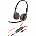 Poly Blackwire C3225 Stereo USB-C Headset (Bulk) - Stereo - Micro USB, Mini-phone (3.5mm) - Wired - 32 Ohm - 80S04A6 1 thumbnail image
