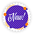 Custom Full-Color Printed Labels And Stickers, Starburst, 1-1/4", Box Of 125 Labels 1 thumbnail image