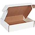 Partners Brand Deluxe Literature Mailers, 12 1/8" x 9 1/4" x 3", White, Pack Of 50 1 thumbnail image