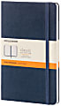Moleskine Classic Hard Cover Notebook, 5" x 8-1/4", Ruled, 240 Pages, Sapphire Blue