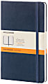 Moleskine Classic Hard Cover Notebook, 5" x 8-1/4", Ruled, 240 Pages, Sapphire Blue 1 thumbnail image
