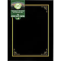 Geographics Letter Certificate Holder - 8 1/2" x 11" - Black - 5 / Pack 1 thumbnail image