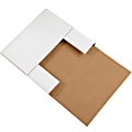 Partners Brand Multi-Depth Bookfold Mailers, 12 1/2" x 12 1/2" x 2", White, Pack Of 50