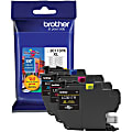 Brother LC30173PK Original Ink Cartridge - Cyan, Magenta, Yellow - Inkjet - High Yield - 550 Pages Cyan, 550 Pages Magenta, 550 Pages Yellow - 1 / Pack