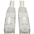 Tripp Lite Cat6 Cat5e Gigabit Molded Patch Cable RJ45 M/M 550MHz White 6ft - 1 x RJ-45 Male Network - Gold Plated Contact - White 1 thumbnail image