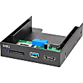 SIIG USB 3.0 Internal Bay Multi Card Reader/eSATA - Secure Digital (SD) Card, Secure Digital High Capacity (SDHC), Secure Digital Extended Capacity (SDXC), Memory Stick, Memory Stick PRO, MultiMediaCard (MMC), xD-Picture Card - USB 3.0, eSATA 1 thumbnail image