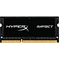 HyperX Impact 4GB DDR3 SDRAM Memory Module - For Notebook - 4 GB (1 x 4 GB) - DDR3L-1600/PC3-12800 DDR3 SDRAM - CL9 - 1.35 V - Non-ECC - Unbuffered - 204-pin - SoDIMM 1 thumbnail image