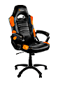 Arozzi Enzo Series Gaming Racing-Style Swivel Chair, Black/Orange 1 thumbnail image