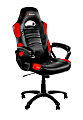 Arozzi Enzo Gaming Racing-Style Swivel Chair, Black/Red