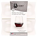 WNA Stemless Plastic Wine Glasses, 12 Oz, Clear, Case Of 64 1 thumbnail image