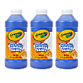 Crayola Washable Finger Paint, 16 oz, Blue, Pack Of 3 1 thumbnail image