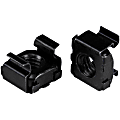 StarTech.com M6 Cage Nuts - 100 Pack, Black - M6 Mounting Cage Nuts for Server Rack & Cabinet 1 thumbnail image