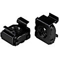 StarTech.com M6 Cage Nuts - 100 Pack, Black - M6 Mounting Cage Nuts for Server Rack & Cabinet