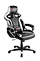 Arozzi Milano Enhanced Gaming Racing-Style Chair, Black/White