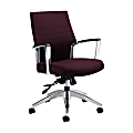 Global® Accord Mid-Back Tilter Chair, 37"H x 25"W x 25"D, Vermilion