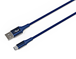 Ativa® USB-A To USB-C Cable, 6', Blue