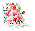 Up With Paper Mother's Day Pop-Up Greeting Card With Envelope, 5-1/4" x 5-1/4", Springtime Bouquet